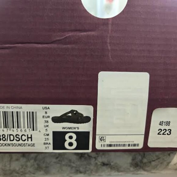 New Skechers Reggae Soundstage Studded Sandals Size 8 - Picture 5 of 5